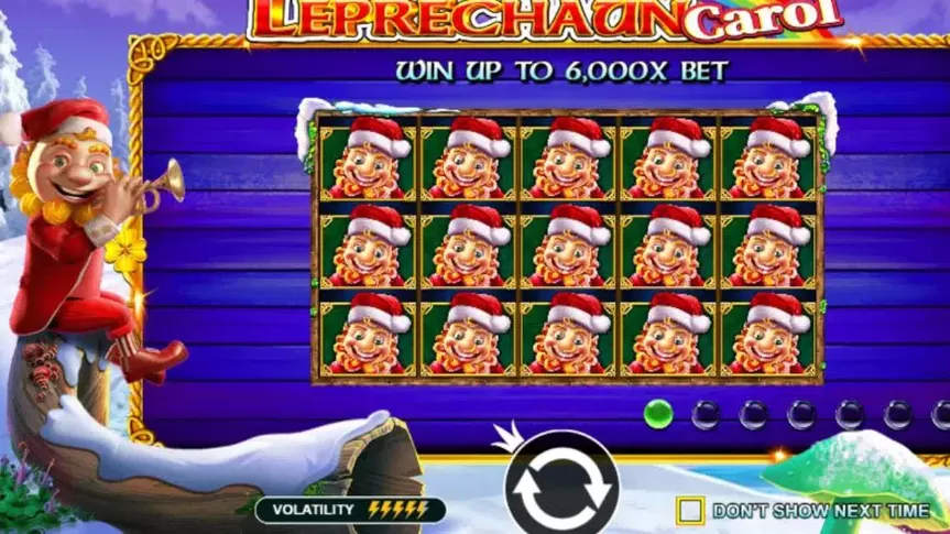 Leprechaun Carol slot screenshot 5