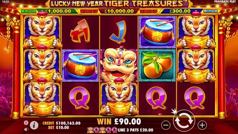 Lucky New Year – Tiger Treasures slot screenshot 6