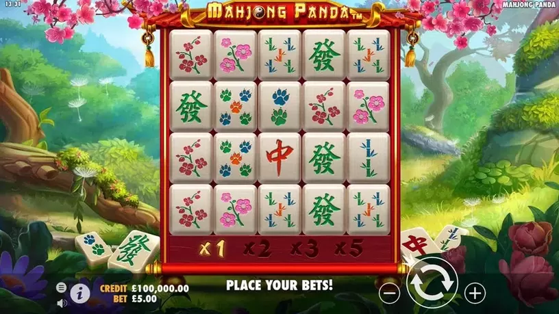 Mahjong Panda slot screenshot 1