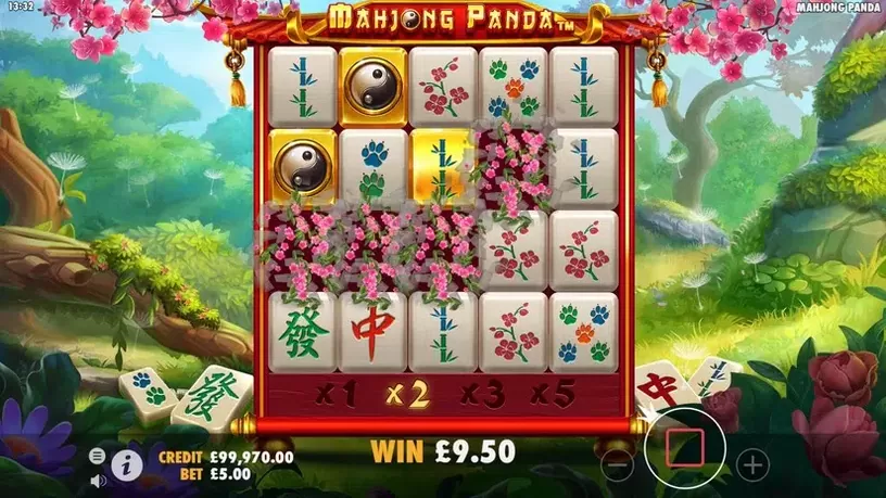 Mahjong Panda slot screenshot 3