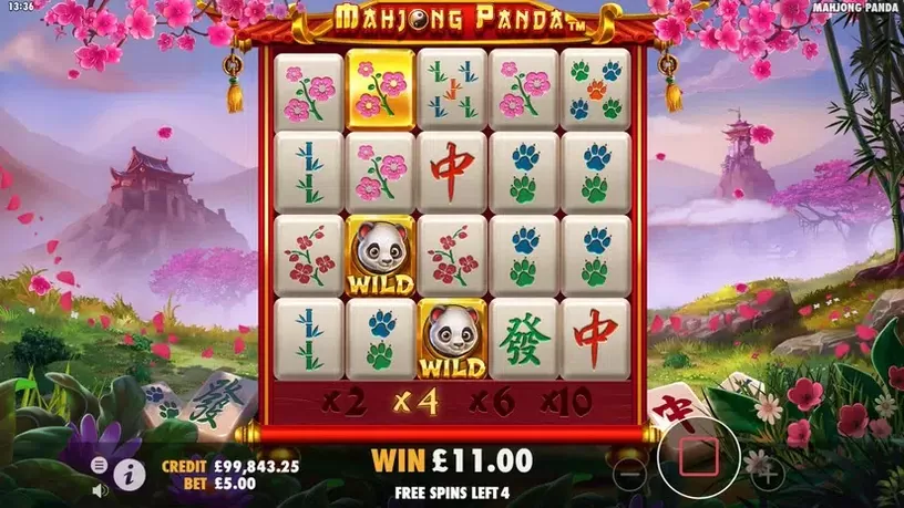 Mahjong Panda slot screenshot 6