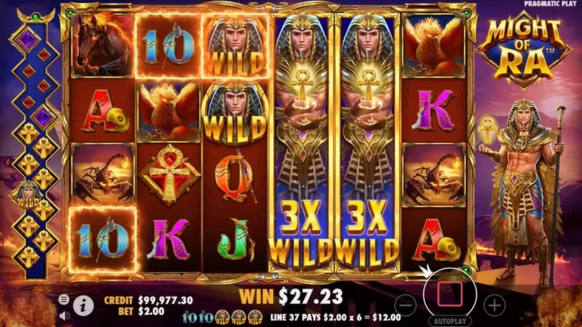 Might of Ra slot screenshot 8