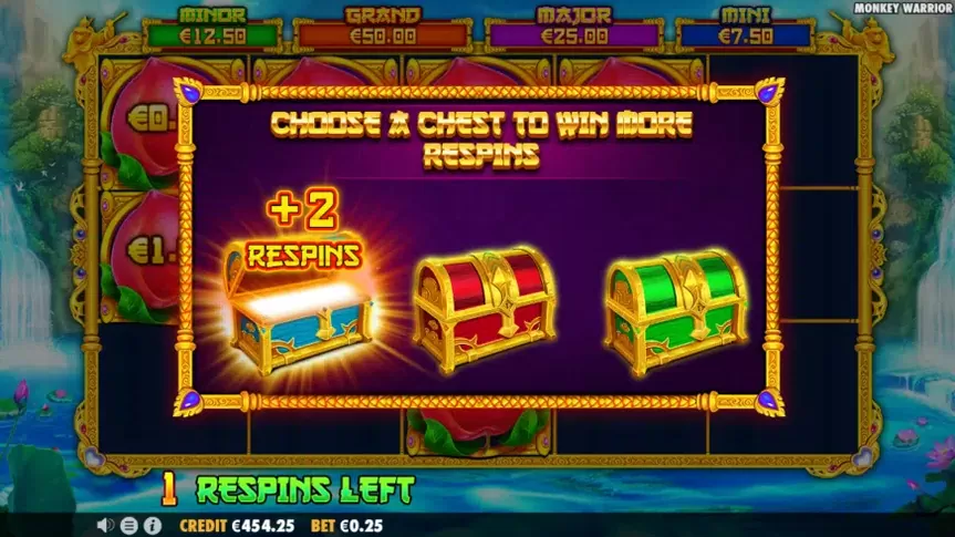 Monkey Warrior slot screenshot 4