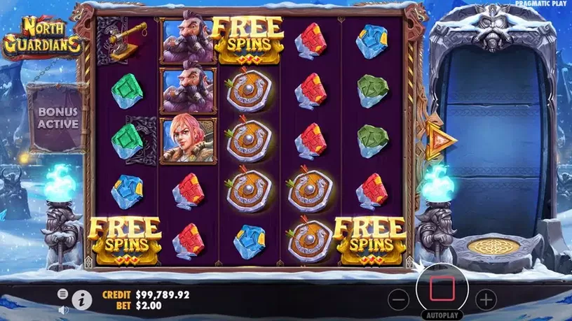 North Guardians slot screenshot 3