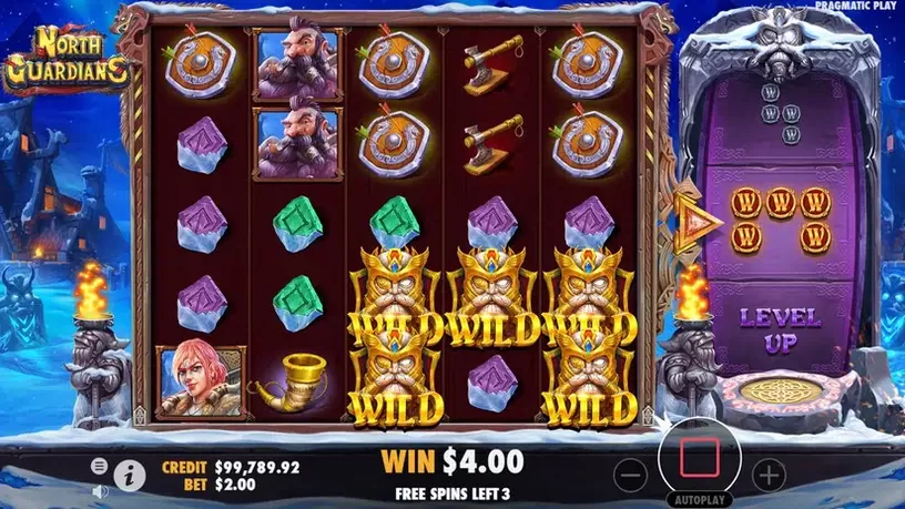 North Guardians slot screenshot 5