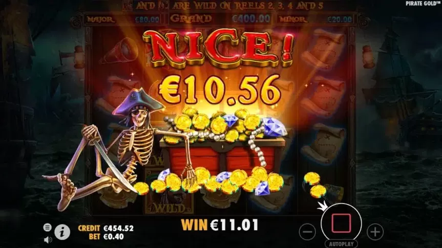 Pirate Gold slot screenshot 5