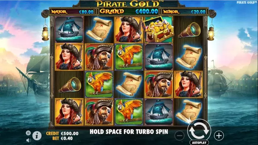 Pirate Gold slot screenshot 1