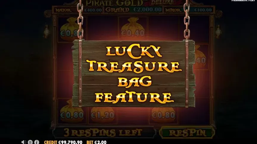 Pirate Gold Deluxe slot screenshot 3