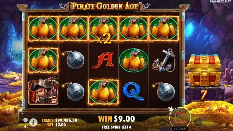 Pirate Golden Age slot screenshot 6