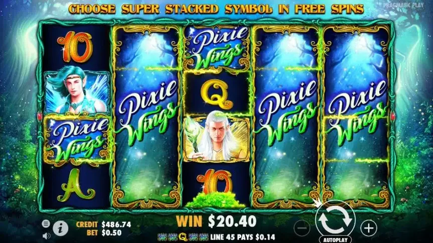 Pixie Wings slot screenshot 3