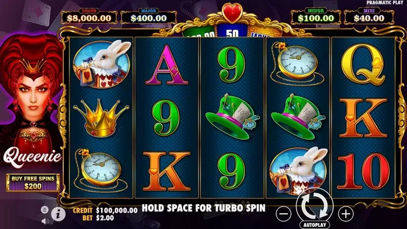 Queenie slot screenshot 1