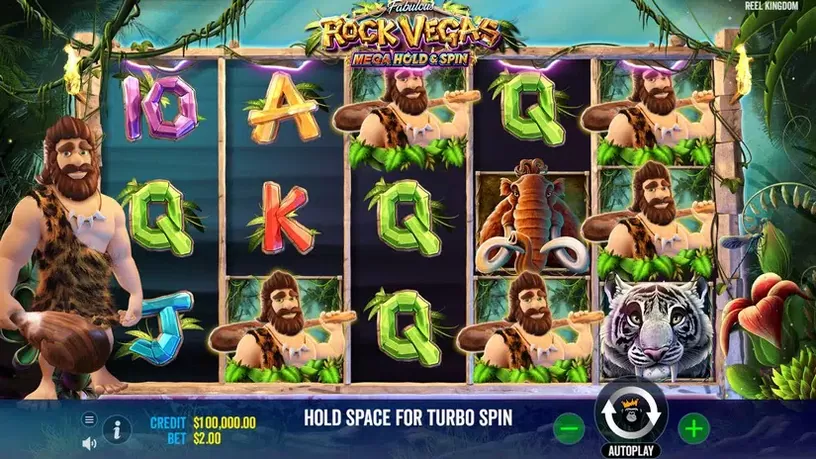 Rock Vegas slot screenshot 1