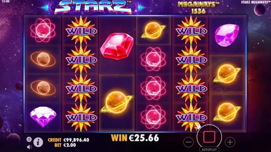 Starz Megaways slot screenshot 4
