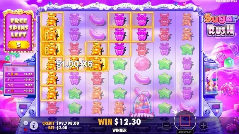 Sugar Rush slot screenshot 6