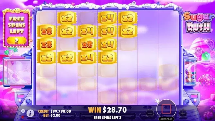 Sugar Rush slot screenshot 1