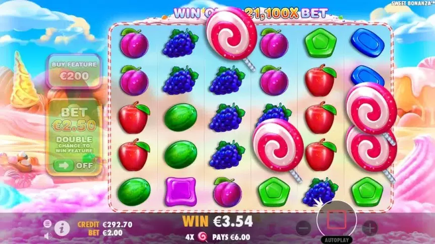 Sweet Bonanza slot screenshot 3