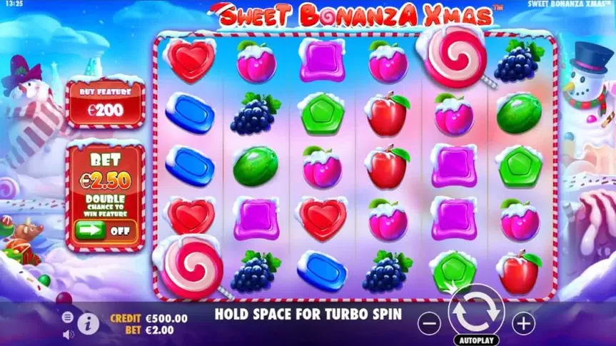 Sweet Bonanza Xmas slot screenshot 1