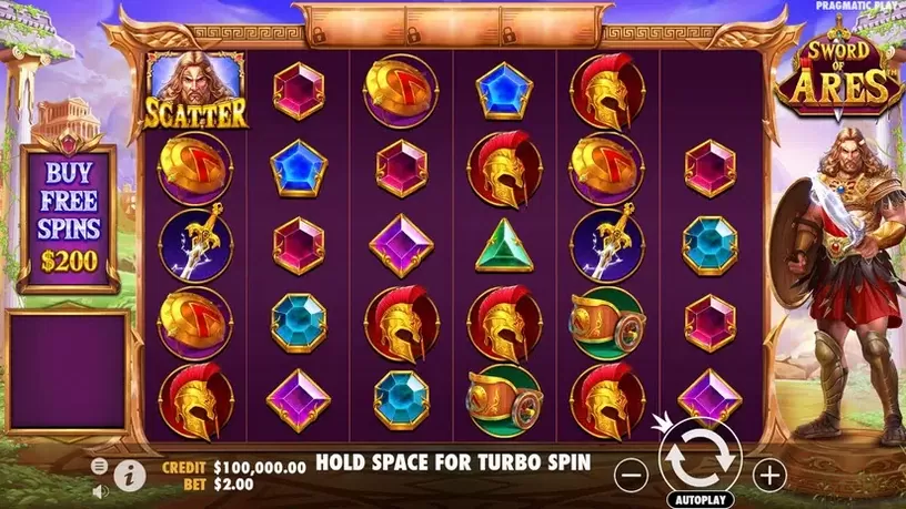 Sword of Ares slot screenshot 1