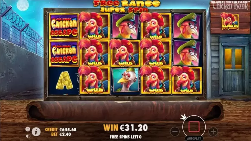 The Great Chicken Escape slot screenshot 7