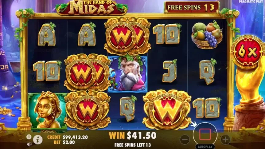 The Hand of Midas slot screenshot 6