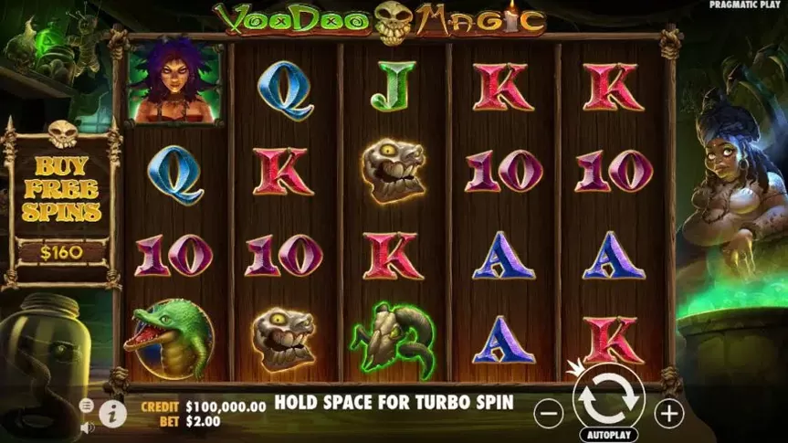 Voodoo Magic slot screenshot 1