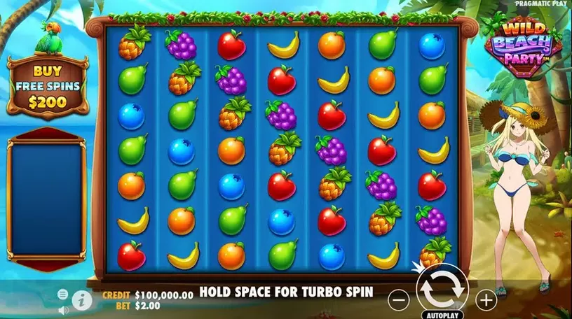 Wild Beach Party slot screenshot 1