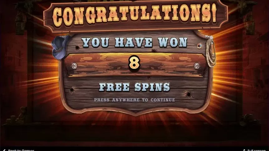 Wild West Gold slot screenshot 3