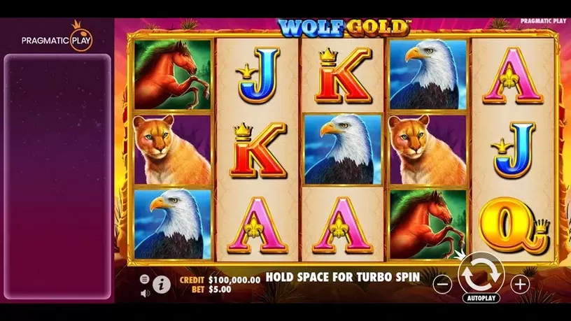Wolf Gold Power Jackpot slot screenshot 1