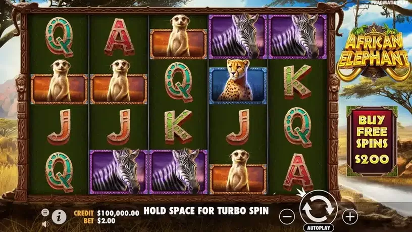 African Elephant slot screenshot 1