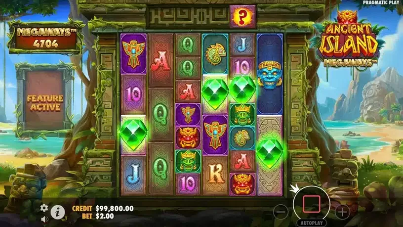 Ancient Island Megaways slot screenshot 4