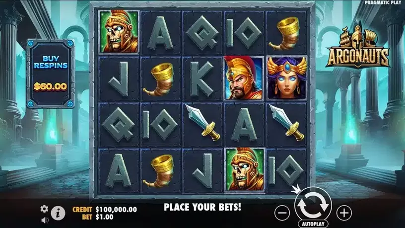 Argonauts slot screenshot 1