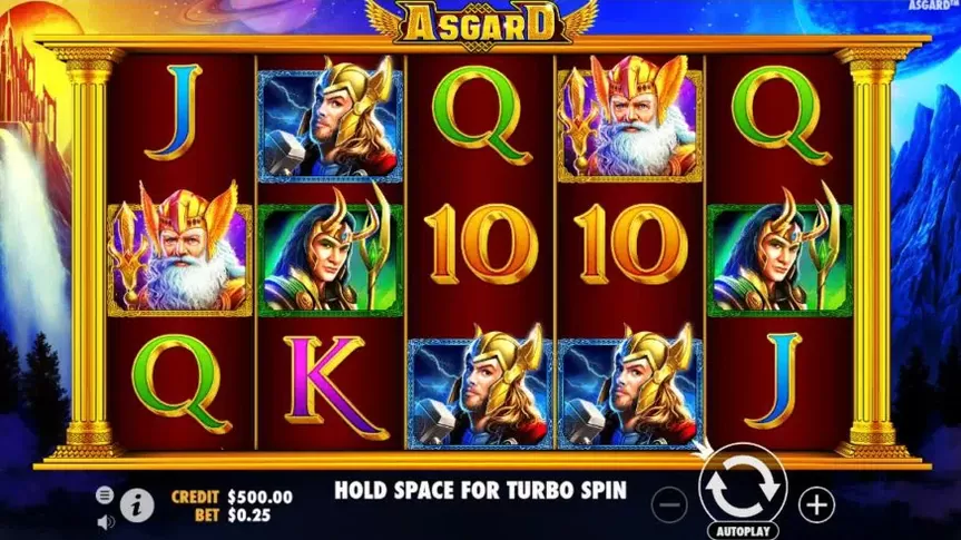 Asgard slot screenshot 1