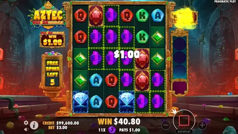 Aztec Powernudge slot screenshot 5