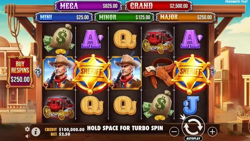 Badge Blitz slot screenshot 1