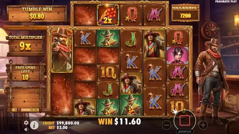Bandit Megaways slot screenshot 4
