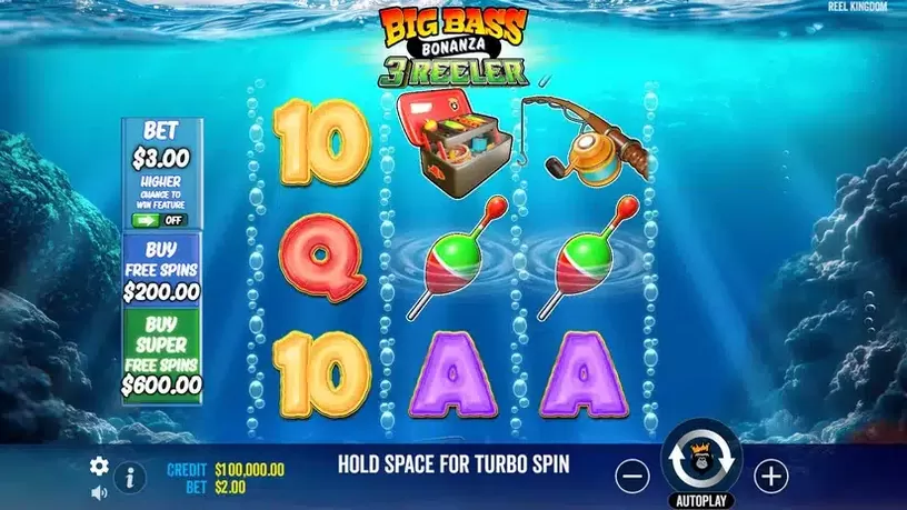 Big Bass Bonanza 3 Reeler slot screenshot 1