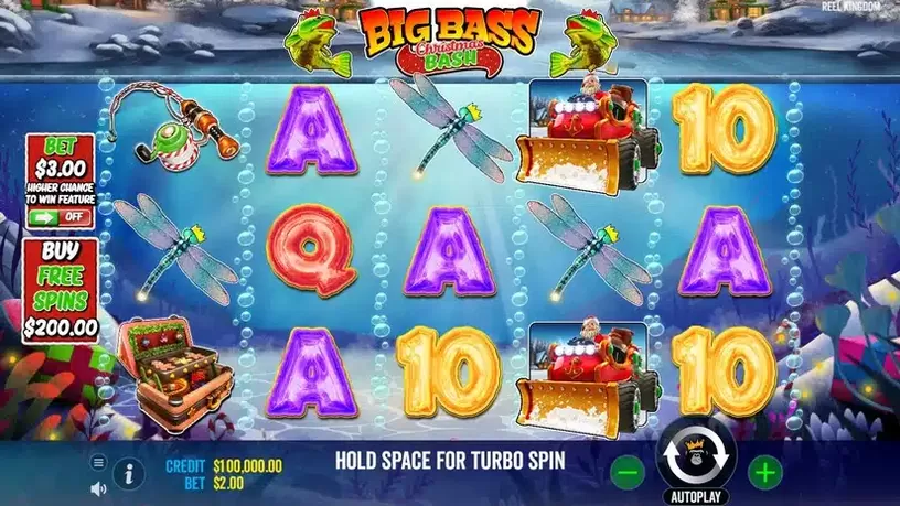 Big Bass Christmas Bash slot screenshot 1