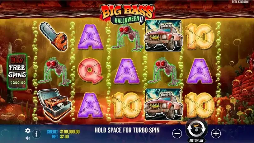 Big Bass Halloween 2 slot screenshot 1