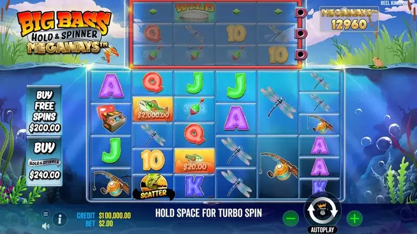 Big Bass Hold & Spin Megaways slot screenshot 1