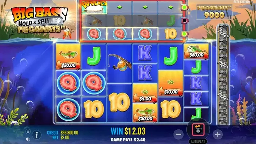 Big Bass Hold & Spin Megaways slot screenshot 4