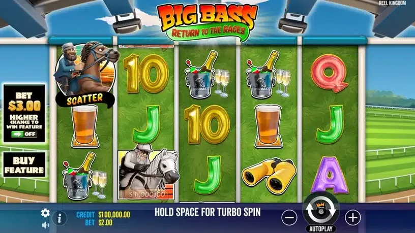 Big Bass Return to the Races slot screenshot 1