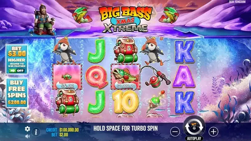 Big Bass Xmas Extreme slot screenshot 1