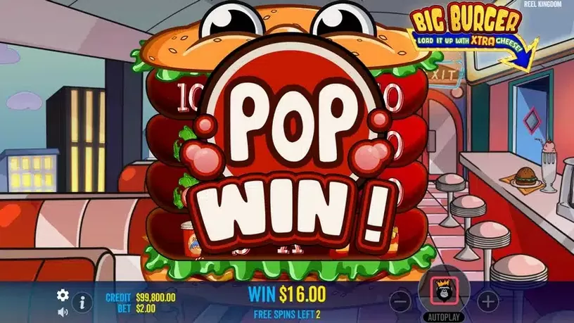 Big Burger Load it up with Extra Cheese slot screenshot 6