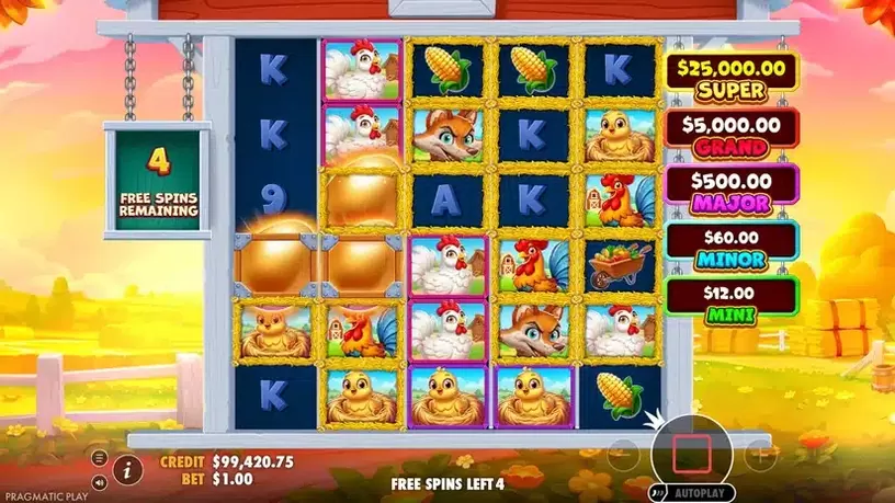 Bigger Barn House Bonanza slot screenshot 9