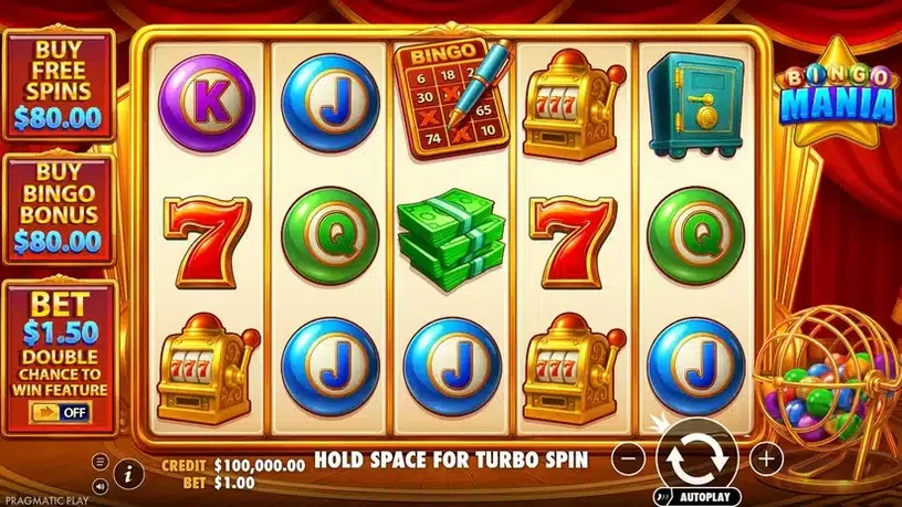 Bingo Mania slot screenshot 1