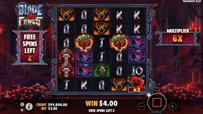 Blade & Fangs slot screenshot 1