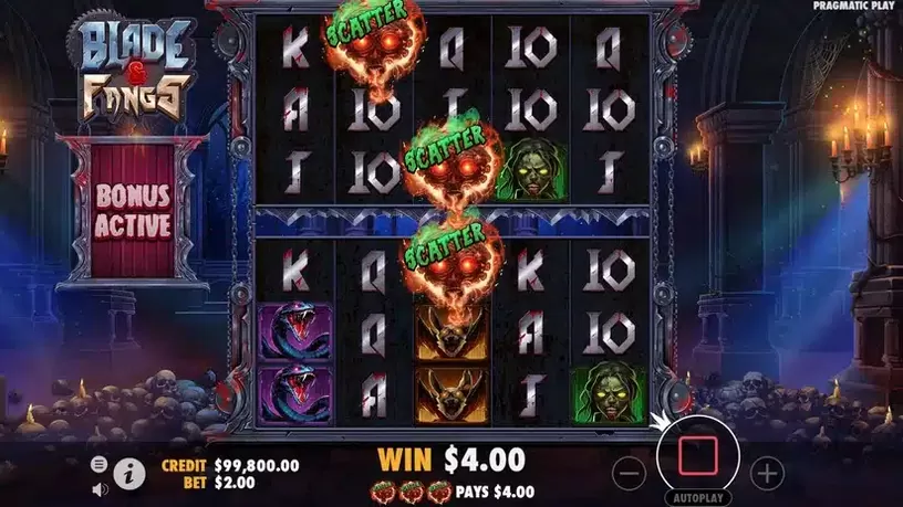 Blade & Fangs slot screenshot 3