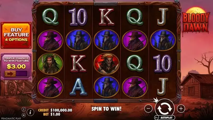 Bloody Dawn slot screenshot 1