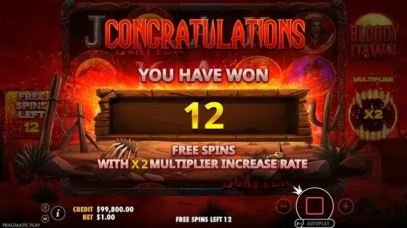 Bloody Dawn slot screenshot 3