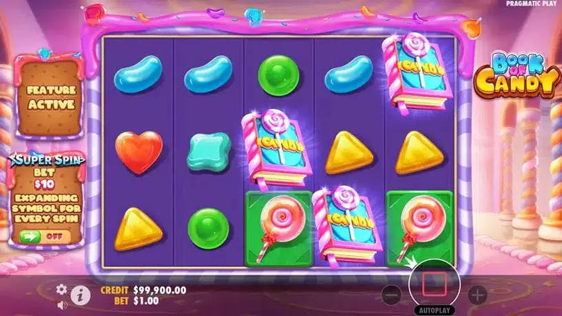 Book of Candy slot screenshot 1